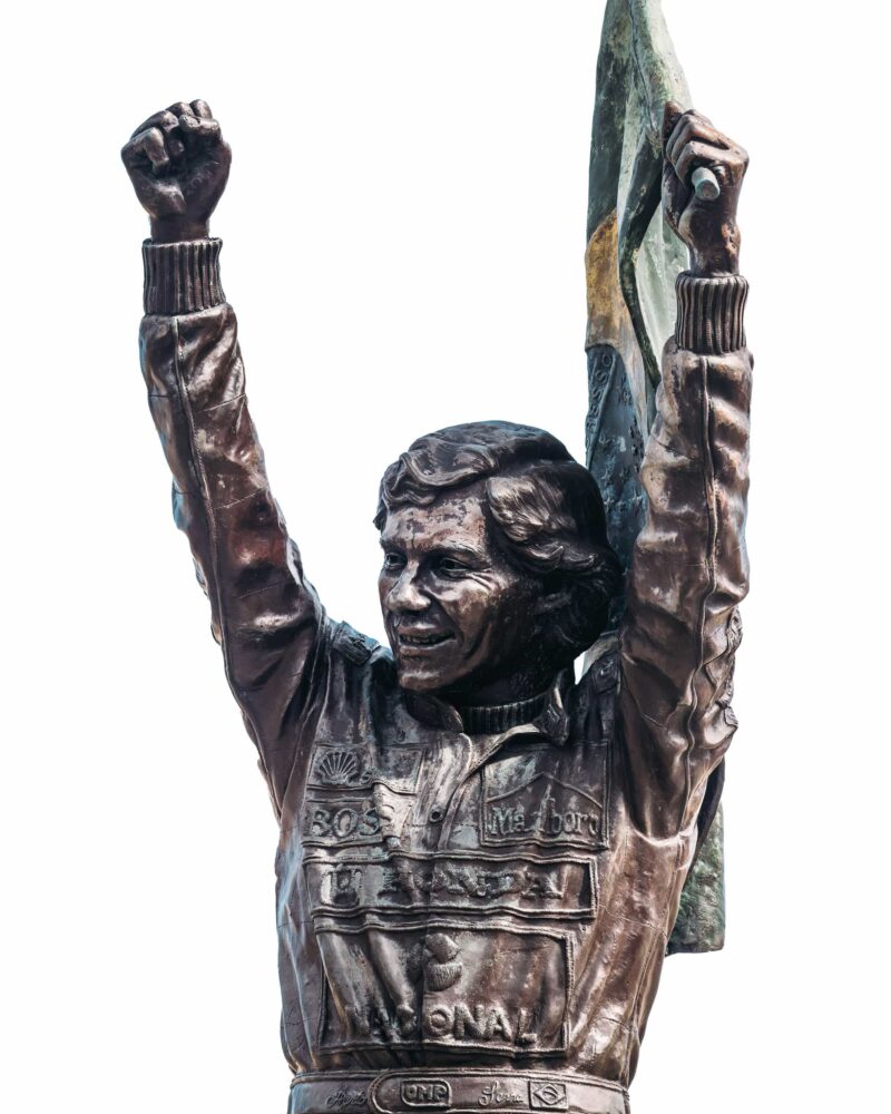 Senna Statue
