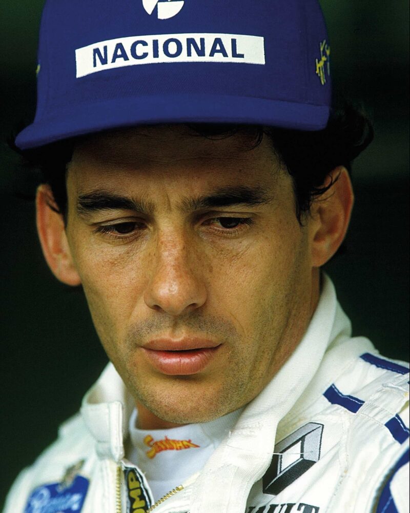 Senna before the ’94 season opener in Brazil
