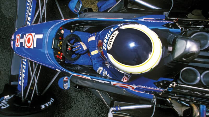 after McLaren, Johansson moved to Ligier