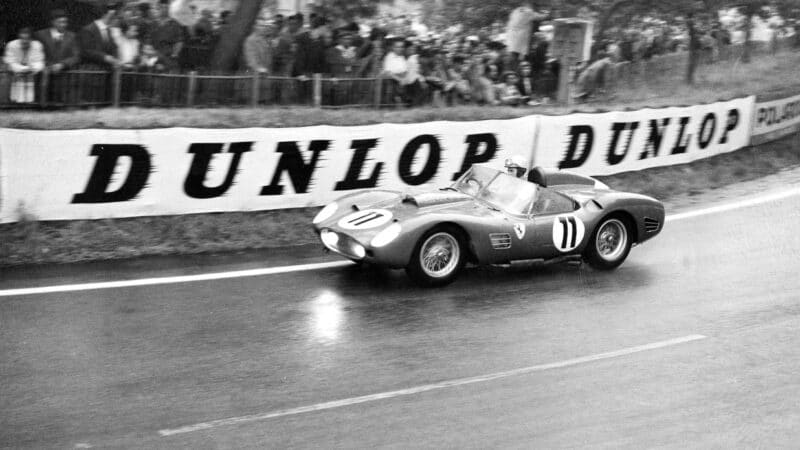 In 1960 the all-Belgian crew of Gendebien and noted journalist/racer Paul Frère scored in the pretty 250 TR59/60