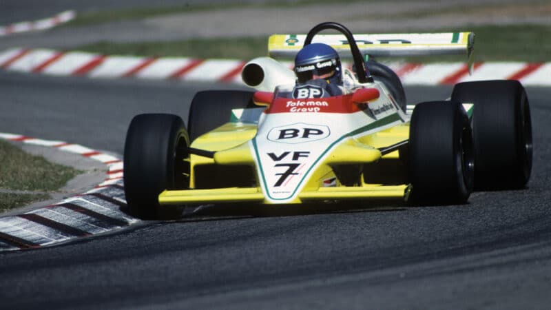 Brian Henton in the 1980 F2 TG280
