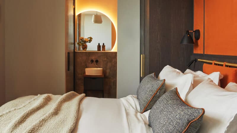 Bedrooms are high-spec and high-tech with underfloor heating, naturally