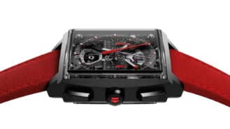 New titanium TAG Heuer Monaco watch offers technical innovation in spectacular style