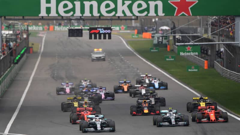 2019 Chinese Grand Prix start