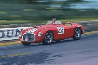 Product image for Luigi Chinetti | Ferrari 166 | Le Mans | 1949 | Martin Tomlinson | Limited Edition