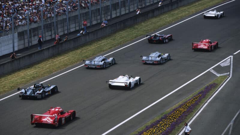 BMW was up against stiff competition at La Sarthe  in ’99 – including Toyota, Audi, Mercedes and Panoz
