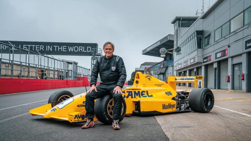 Incredibly, Adrian Reynard had never driven one of his own F3000 cars – until now, at Donington