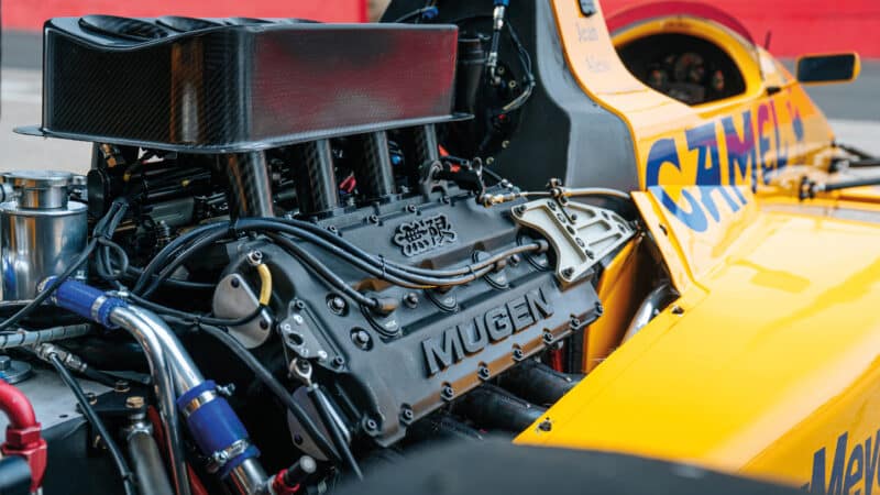 Eddie Jordan’s 89Ds in 1989 were powered by a Mugen 3-litre V8
