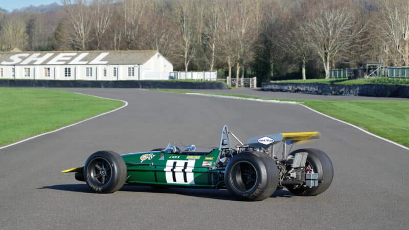 Chassis three notched a trio of F1 wins in 1969 – Nürburgring, Mosport Park and the non-championship Gold Cup