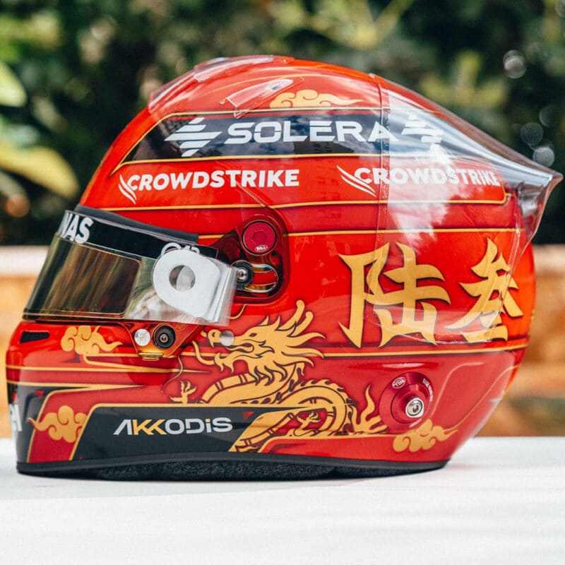 George Russell Chinese Grand Prix helmet