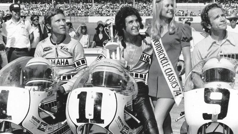 Daytona 200 motorcycle race, 1974... the US GP that year was better