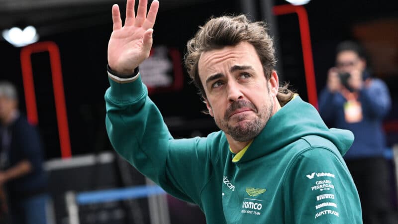 Fernando Alonso is staying put – an Aston Martin driver until at least 2026