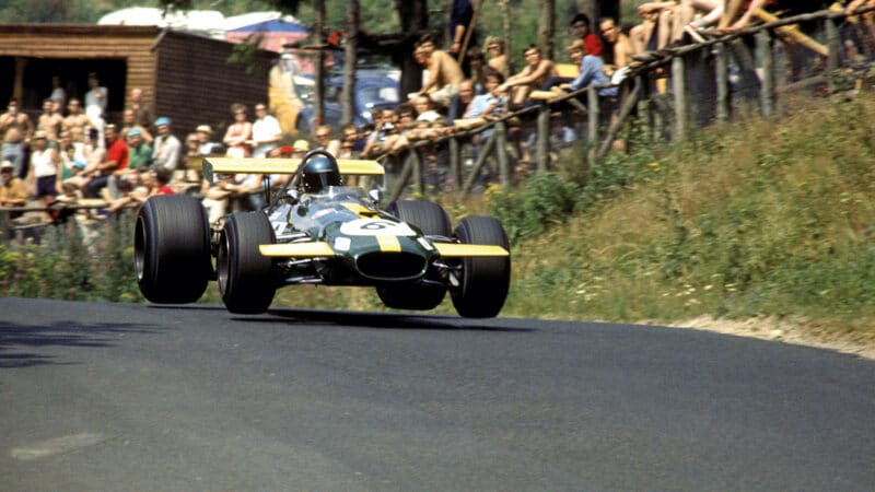 Ickx marked himself out a master of the Nürburgring. He won the 1969 German Grand Prix with Brabham.