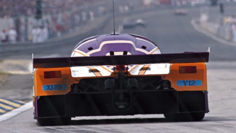 the V12 cars held an advantage over the Porsches in the race