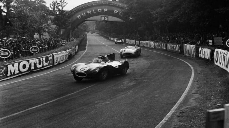 the befinned D-type won in 1955, but to little joy