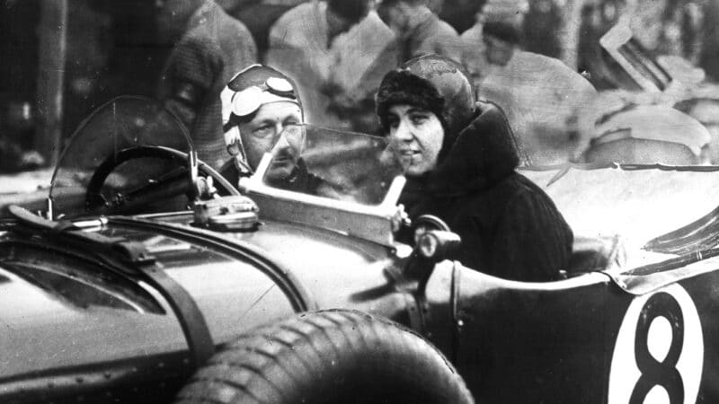 Birkin gives Dorothy Paget a lift. She financed much of his racing operation, including the development of the Blower, something WO hated, calling it both a “perversion” and “corruption”