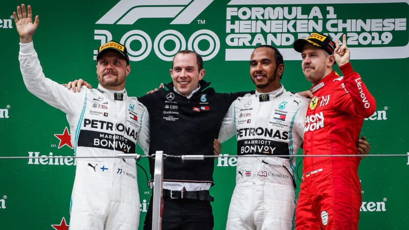 Lewis Hamilton Valtteri Bottas Sebastian Vettel Chinese Grand Prix 2019