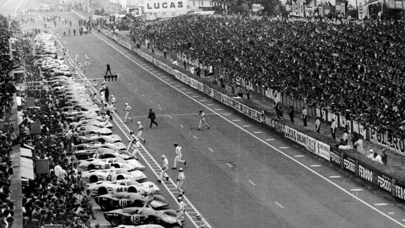 Ickx walking during that infamous Le Mans start