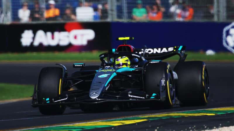 Mercedes Lewis Hamilton 2024 Australian Grand Prix