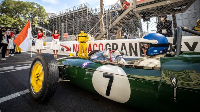 Rear-engined grand prix legends at the 2022 Monaco Grand Prix Historique