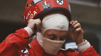 Niki Lauda’ German GP helmet on sale