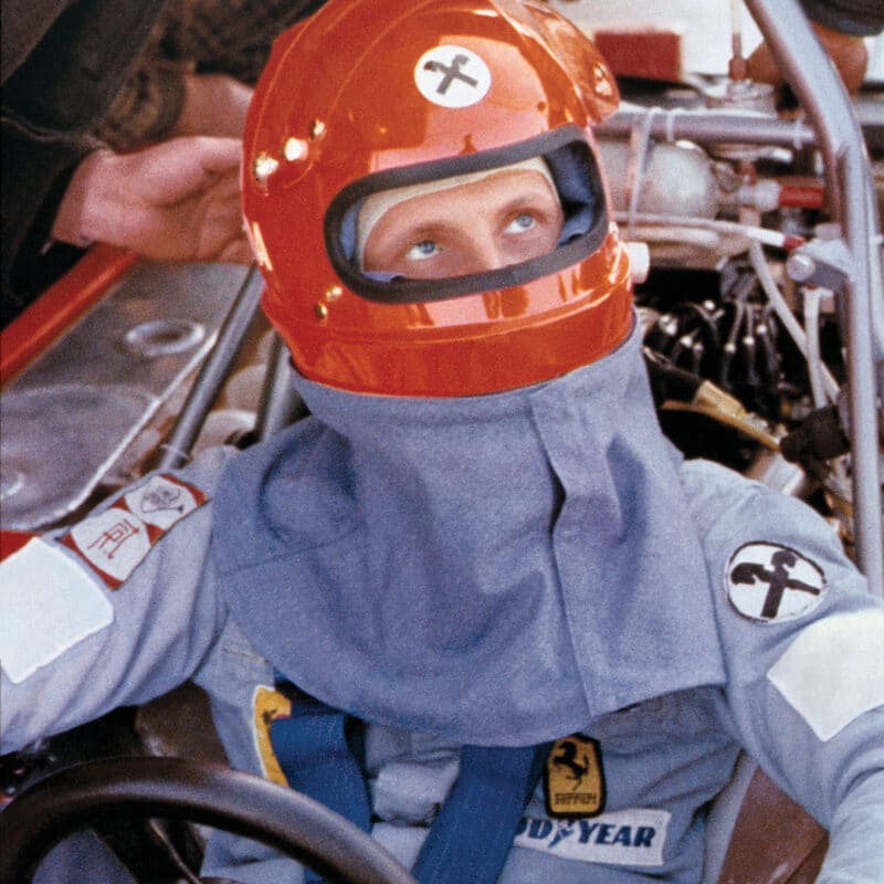 Niki Lauda blue overalls 1974