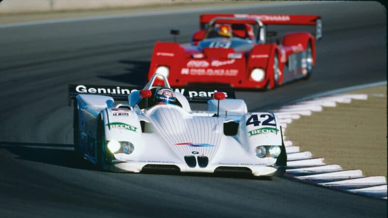 Victory came for BMW’s V12 LMR at the Sebring 12 Hours in March 1999.