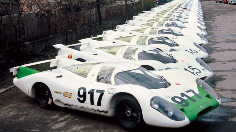 It nearly bankrupted the company, but Porsche’s crazy plan to create a full run of 917s in order to make the most of a rules loophole worked