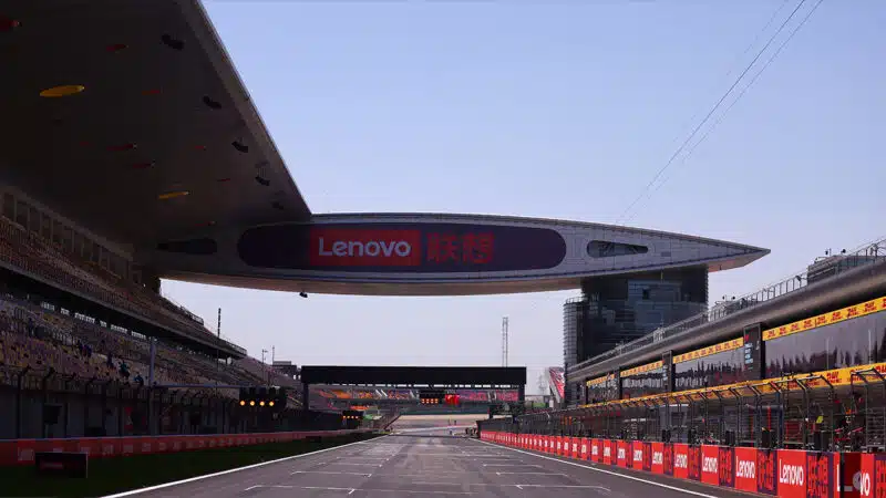Shanghai circuit start line ahead of 2024 Chinese GP weekend
