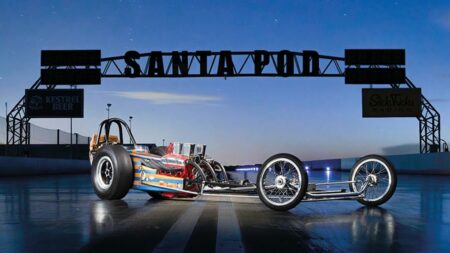 Drag acts gather to mark Santa Pod summer burnout