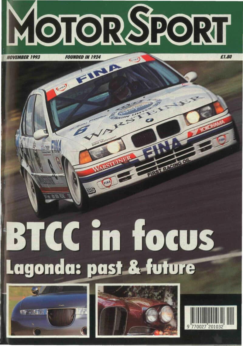 BTCC in focus - November 1993