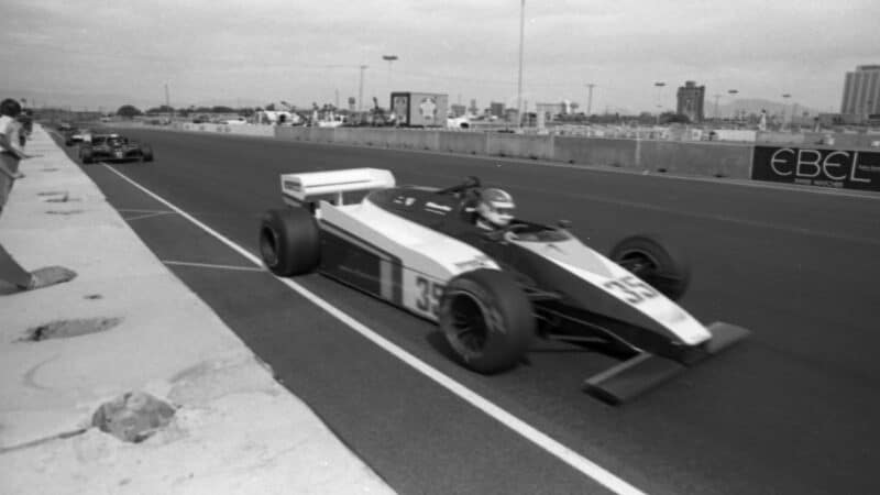 1982 Las Vegas GP Derek Warwick Toleman