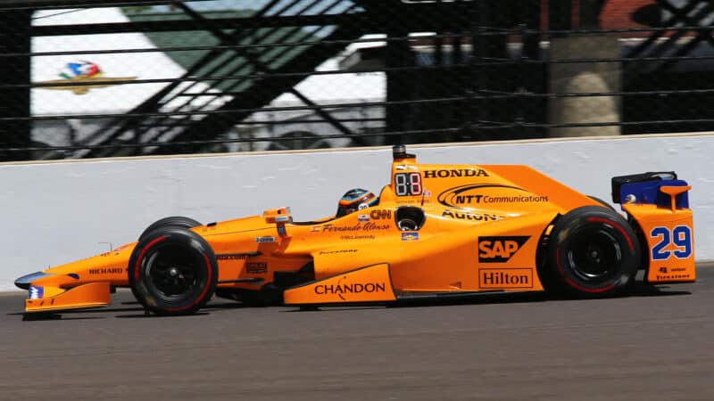 2 Fernando Alonso McLaren-Andretti 2017 Indianapolis 500