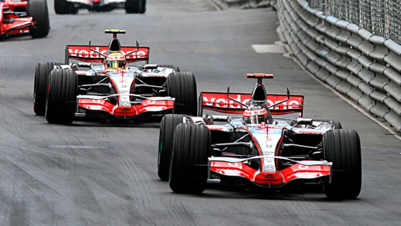 Alonso Hamilton 2007 Monaco