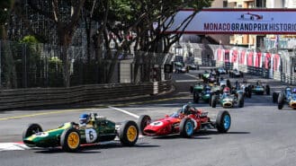 Senna celebration leads vintage racing action at 2024 Historic Monaco Grand Prix