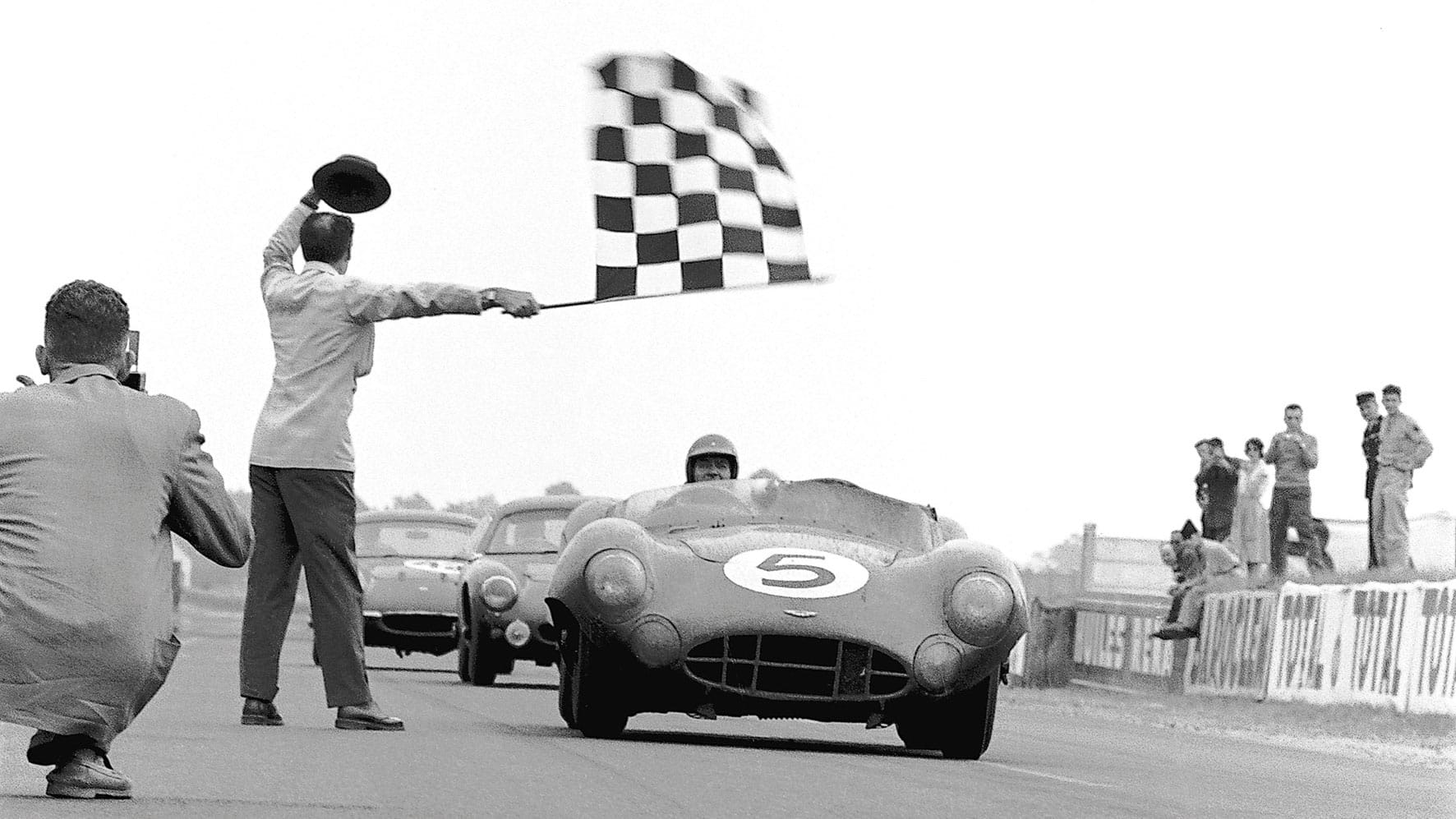 Aston Martin Roy Salvadori and Carroll Shelby Lem Mans 1959