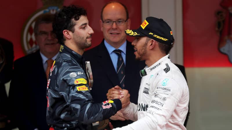 Daniel Ricciardo Monaco Grand Prix Lewis Hamilton