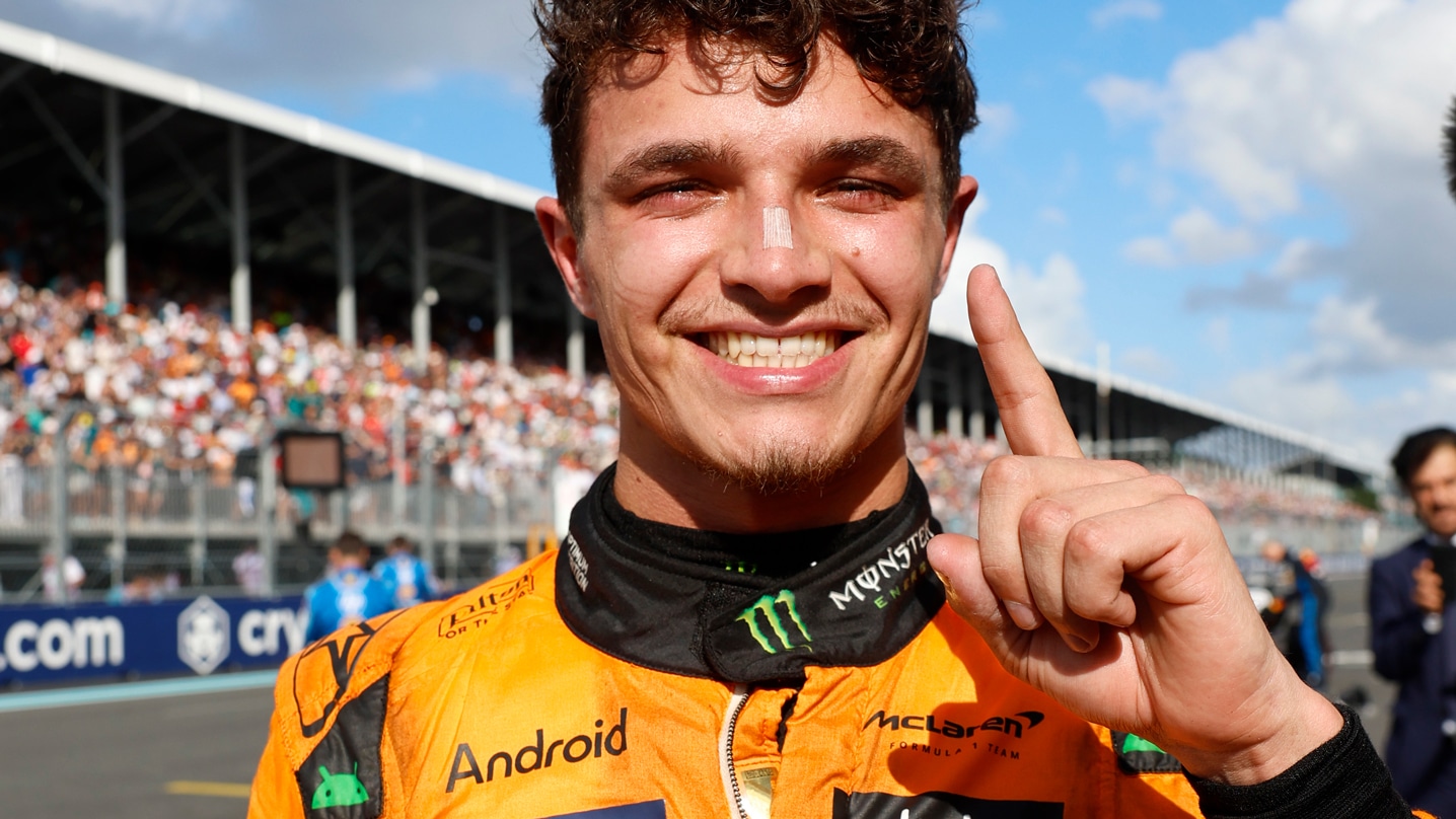 Victory in Miami placed Lando Norris among a select group of 27 F1 drivers with a single win