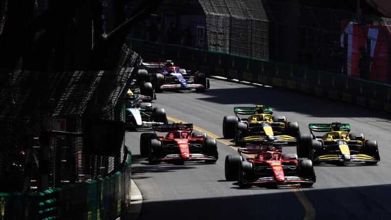 ninth was halted by Charles Leclerc at Monaco