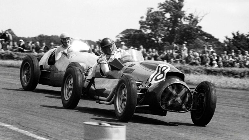 Jimmy Stewart in 1953 British GP Cooper