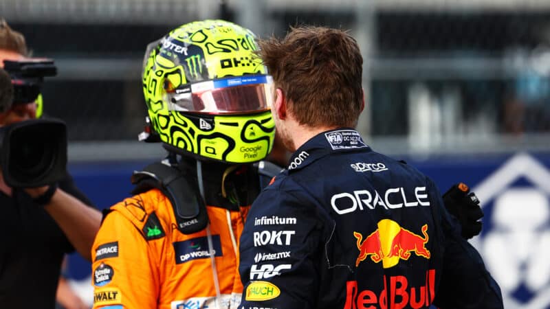 Max Verstappen Lando Norris 2024 Miami Grand Prix