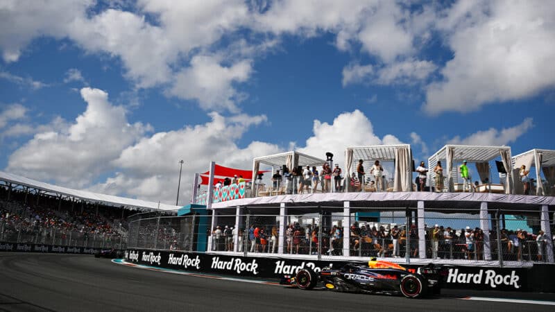 Miami GP fans watch 2024 race from cabanas