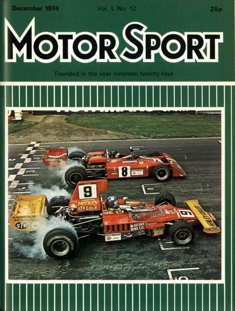 Motor Sport Magazine December-1974