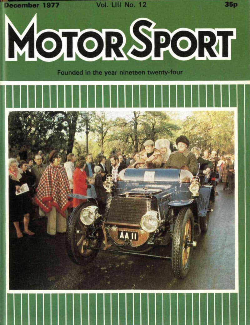 Motor Sport Magazine December-1977