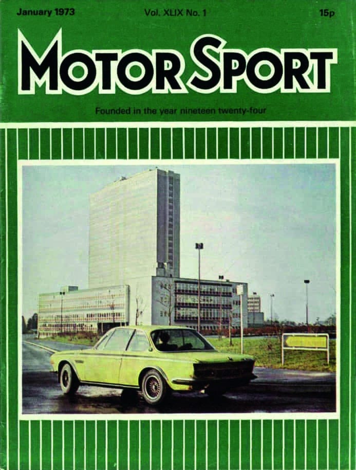Motor Sport Magazine Jam 1973 cover