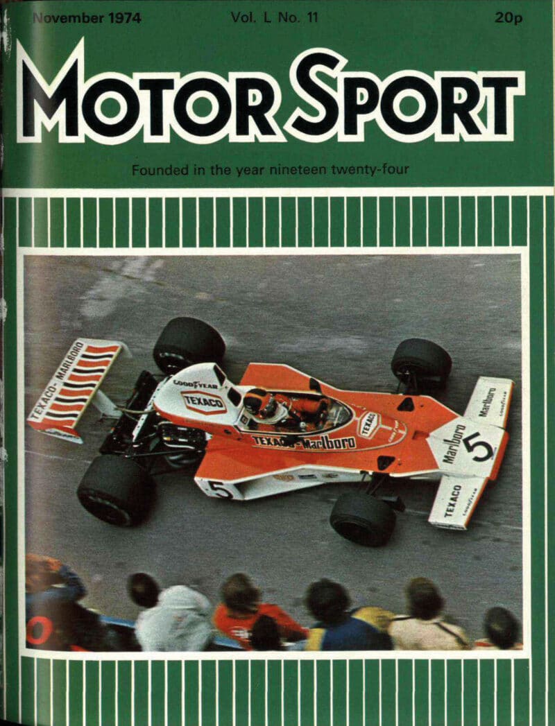 Motor Sport Magazine November-1974