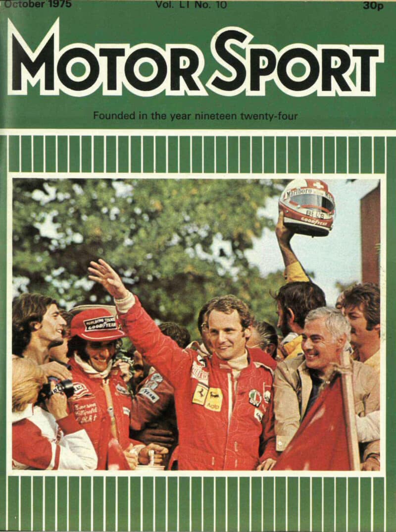 Motor Sport Magazine October-1975