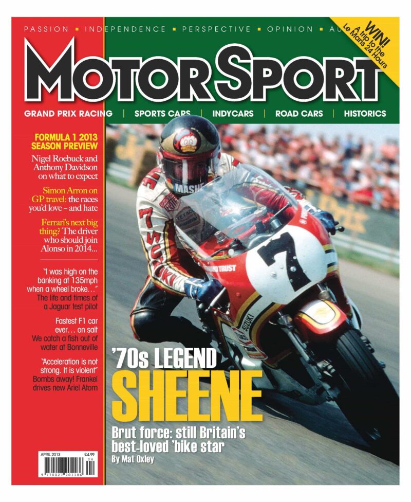 Motor Sport magazine April 2013