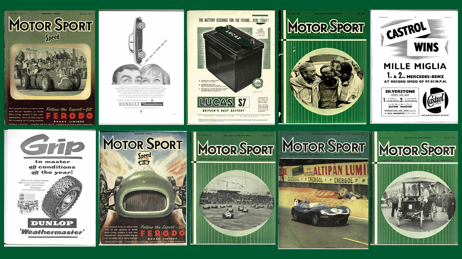 Motor sport Magazine 1950s
