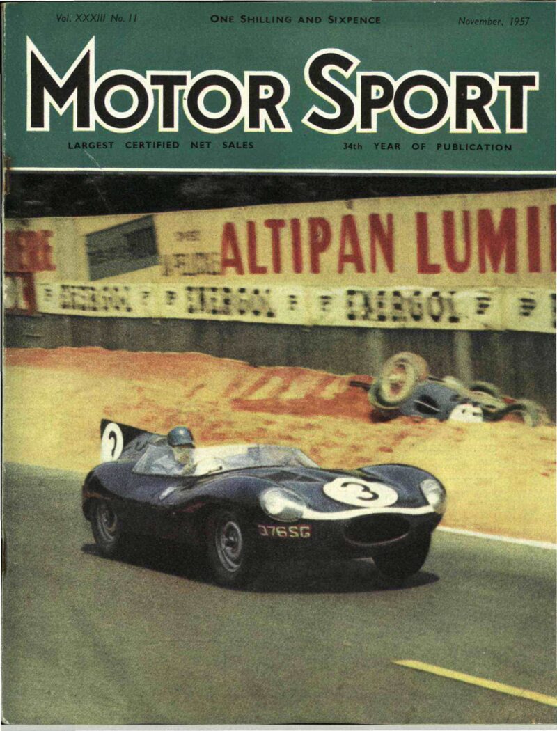 Motor Sport Magazine November 1957 Cover